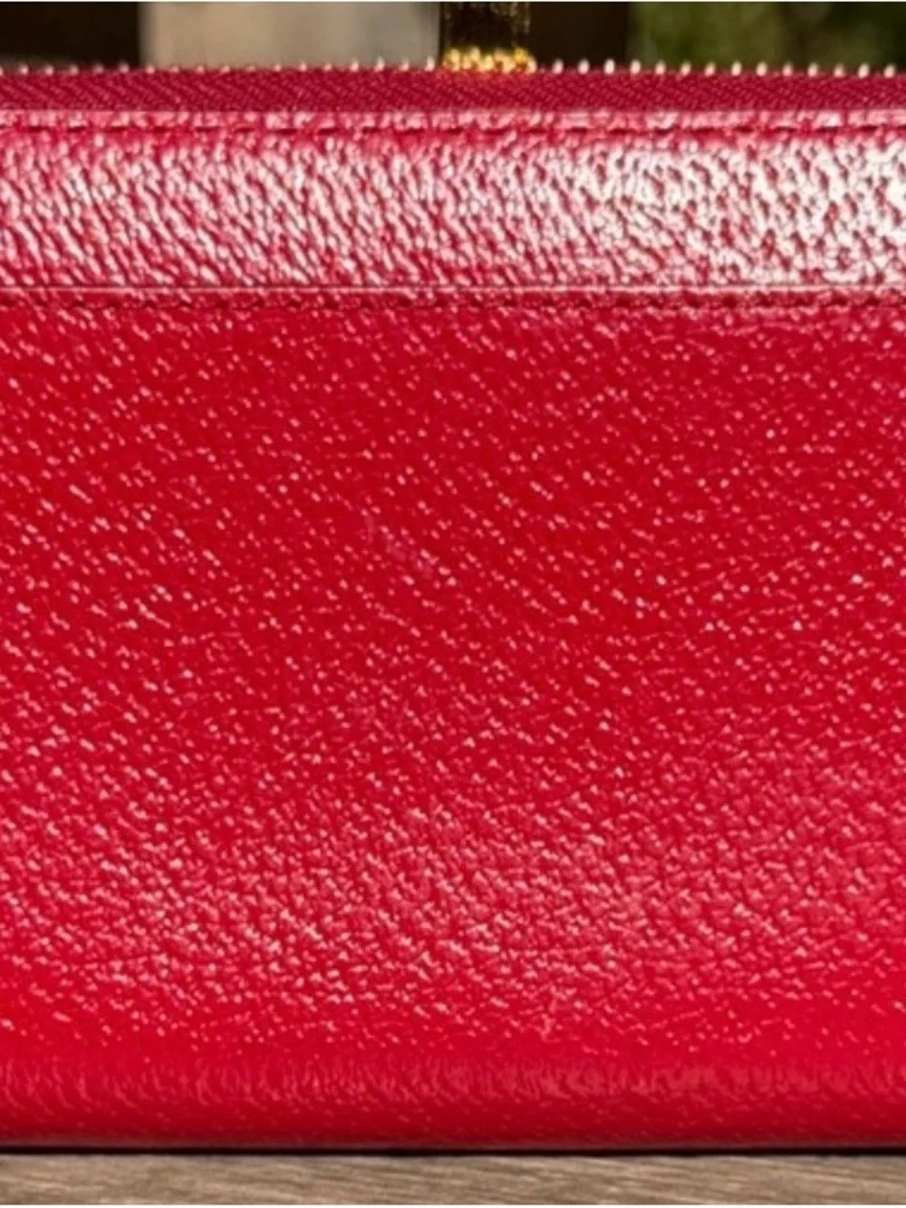 Kate Spade Red zip-around wallet